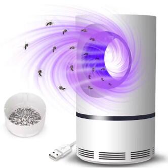 Lâmpada repelente de mosquitos UV LED com sistema de sucção USB