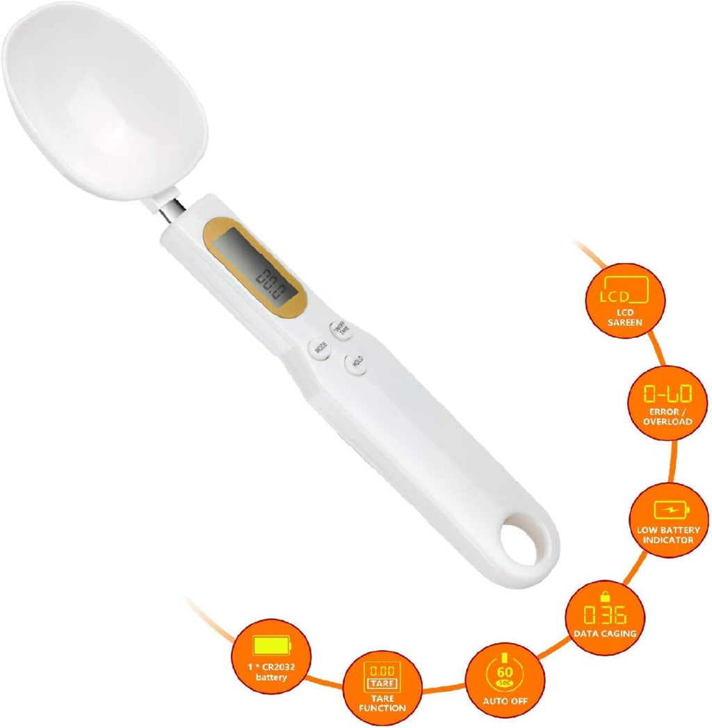 Colher digital de alta precisão 500 g/0,01 g