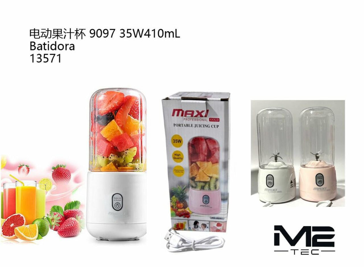 Liquidificador elétrico de 35 W com copo de 410 ml – Potência compacta para resultados profissionais